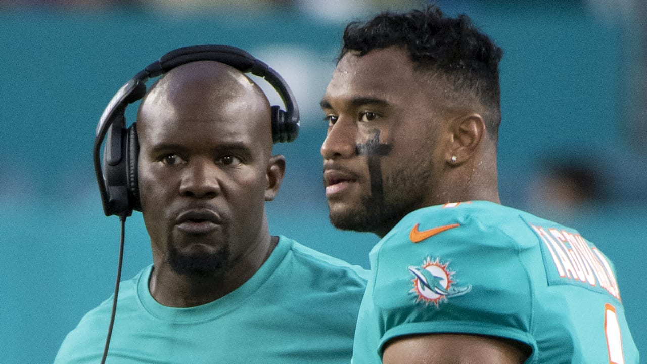 Brian Flores says Dolphins are developing, not auditioning, Tua Tagovailoa