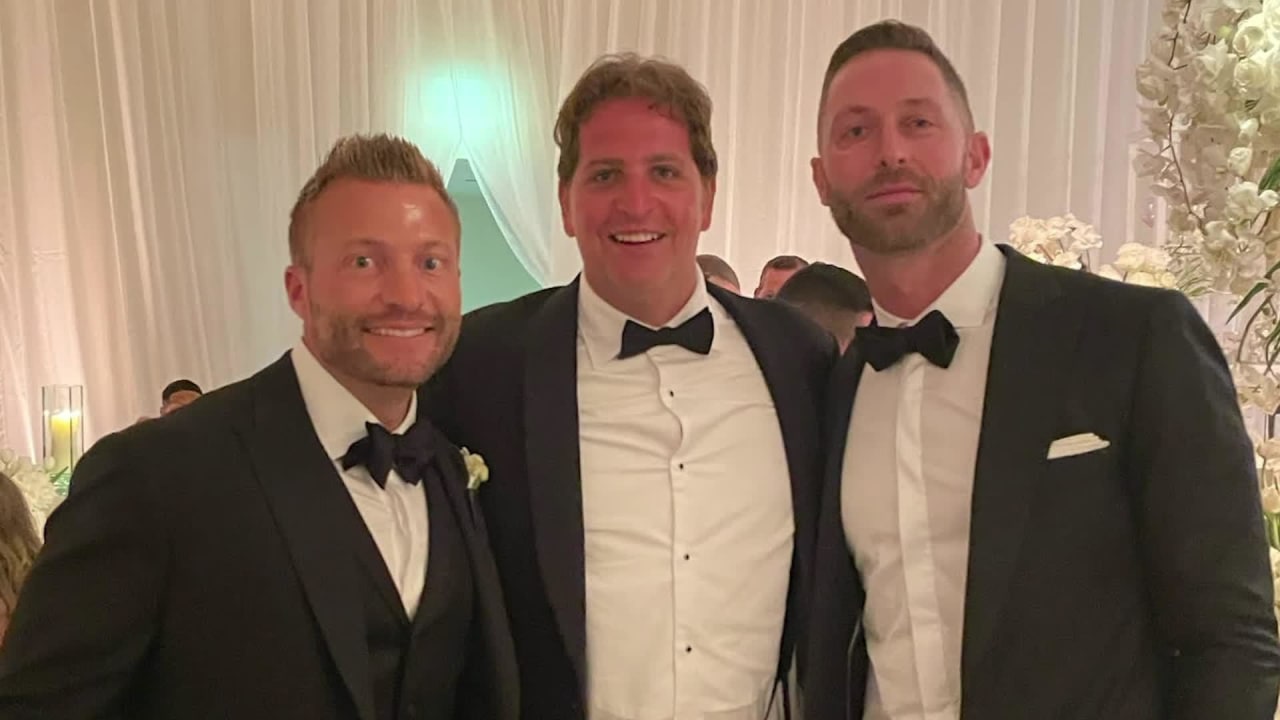 NFL Network's Peter Schrager shares stories, pictures from star-studded  wedding of Los Angeles Rams head coach Sean McVay, Veronika Khomyn