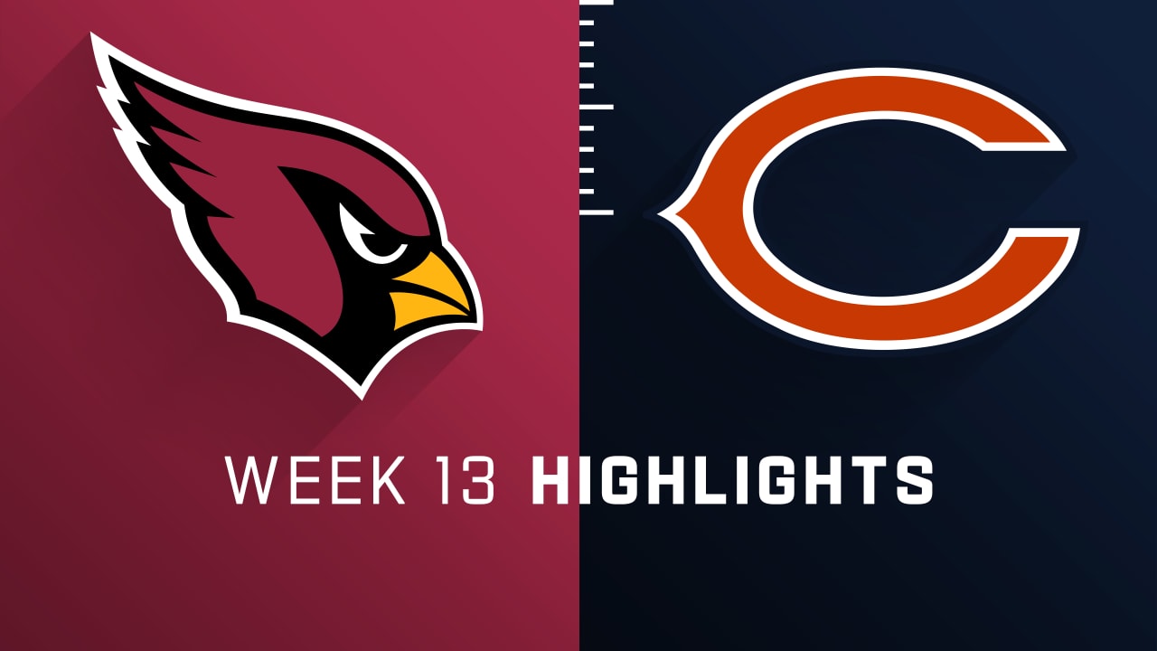 Cardinals vs. Bears Week 13 Highlights