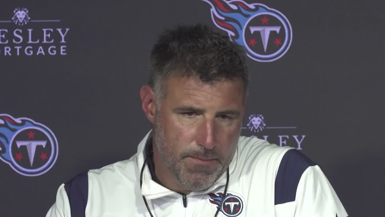 Tennessee Titans Head Coach Mike Vrabel On Wide Receiver DeAndre ...