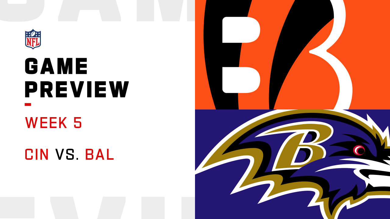 Cincinnati Bengals Vs. Baltimore Ravens Preview | Week 5