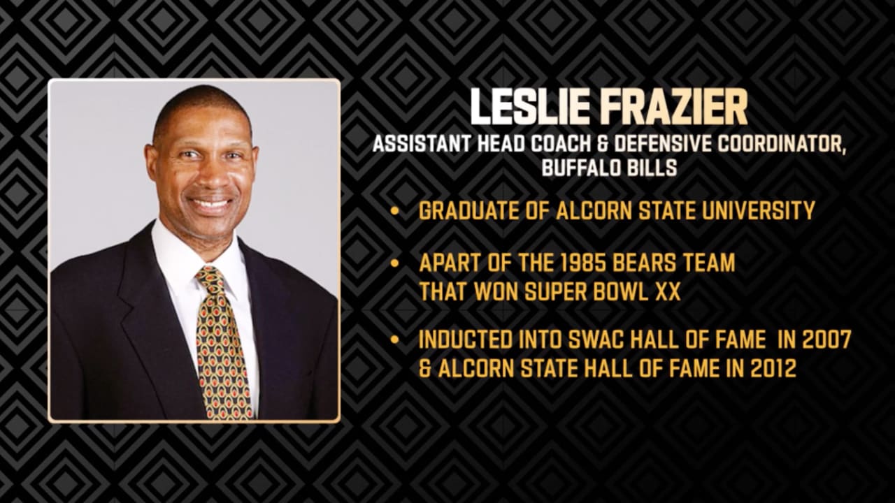 Bills coordinator Leslie Frazier helps young coaches advance