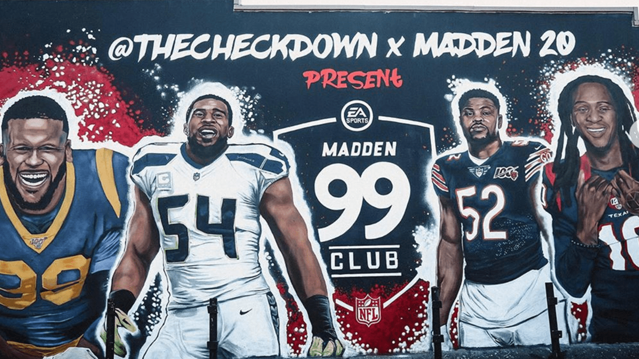 The Checkdown, Madden join forces for '99 Club' mural