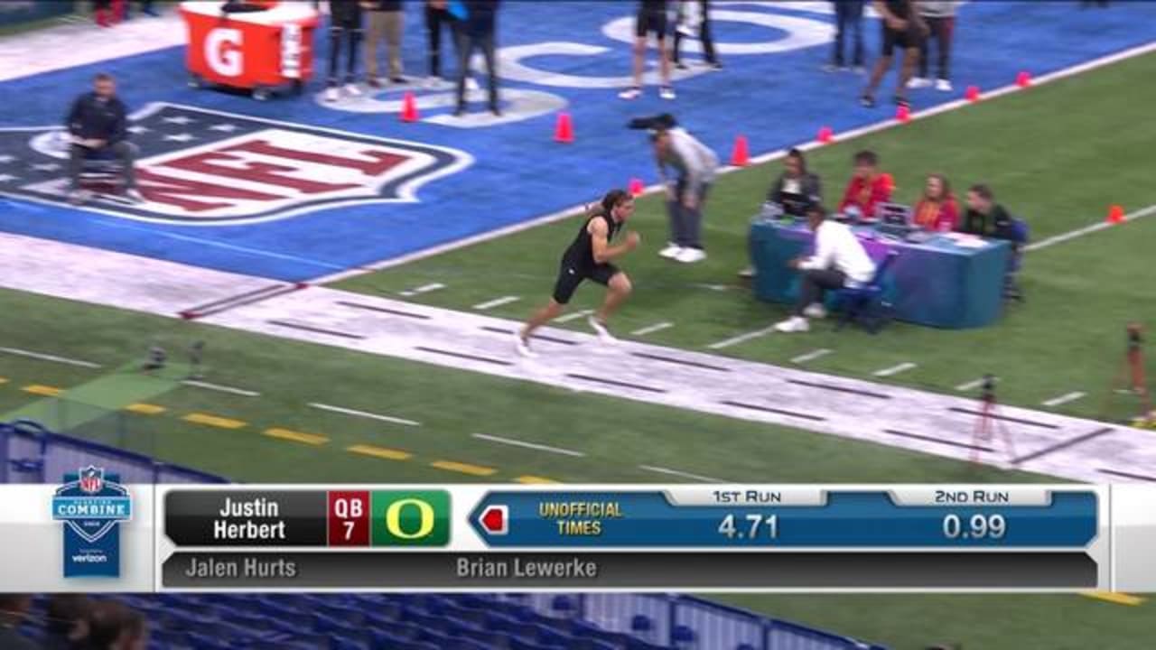 QB Justin Herbert's 2020 NFL Scouting Combine Workout