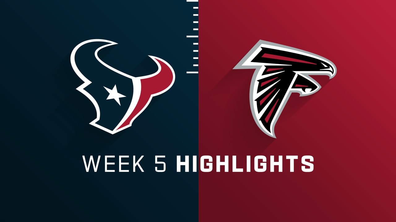Houston Texans vs. Atlanta Falcons highlights Week 5