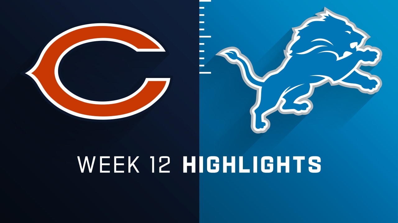 Highlights and Touchdowns: Bears 16-14 Lions in NFL Thanksgiving 2021