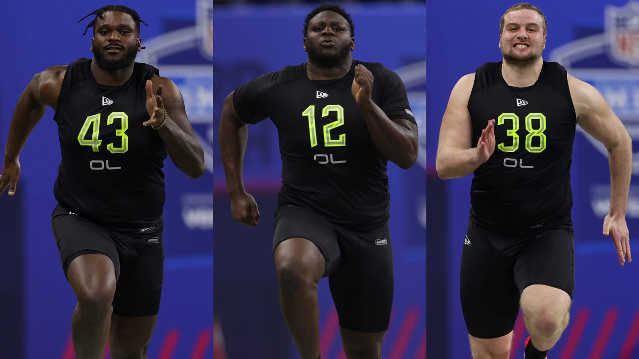 NFL Combine Results: List of Offensive Lineman 40-Yard Dash Times