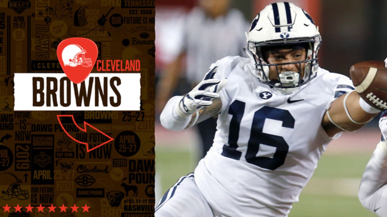 BYU linebacker Sione Takitaki selected by Cleveland Browns in third round  of NFL draft