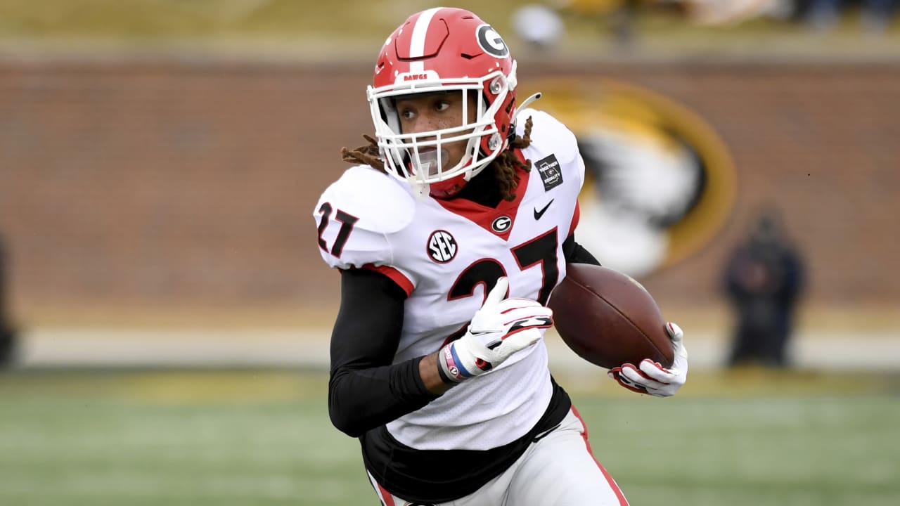 CB Eric Stokes posts time to beat in 40 at Georgia's pro day