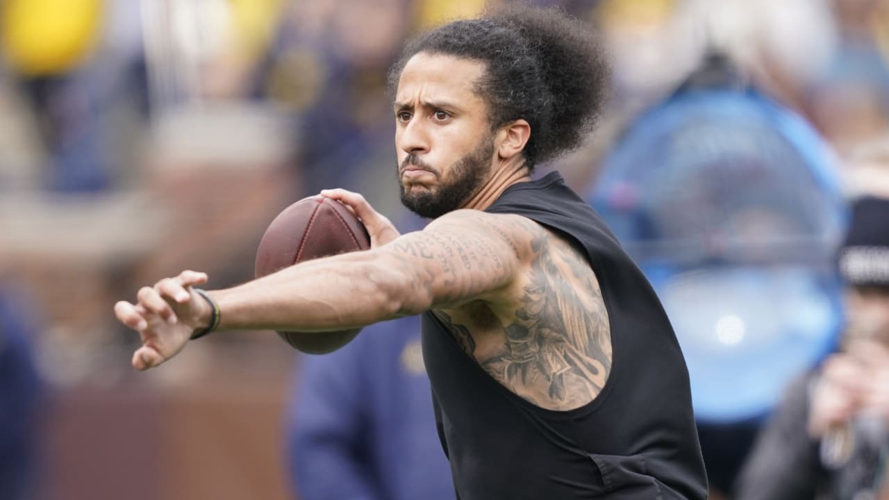 Colin Kaepernick news: Free agent QB to workout with Las Vegas Raiders, per  reports - DraftKings Network