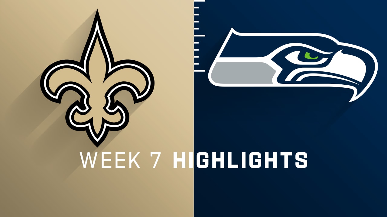 New Orleans Saints vs. Seattle Seahawks highlights Week 7