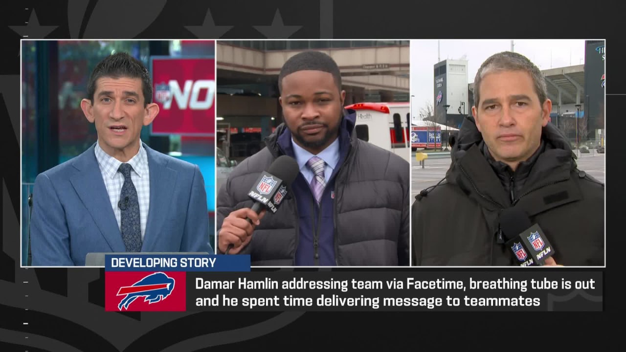 Damar Hamlin tells Buffalo Bills team-mates 'love you boys' over FaceTime  call as breathing tube is removed, NFL News