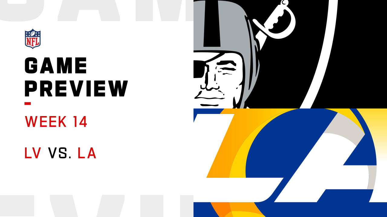 NFL on X: Can the @RamsNFL keep the @Raiders from winning their 4th in a  row? 