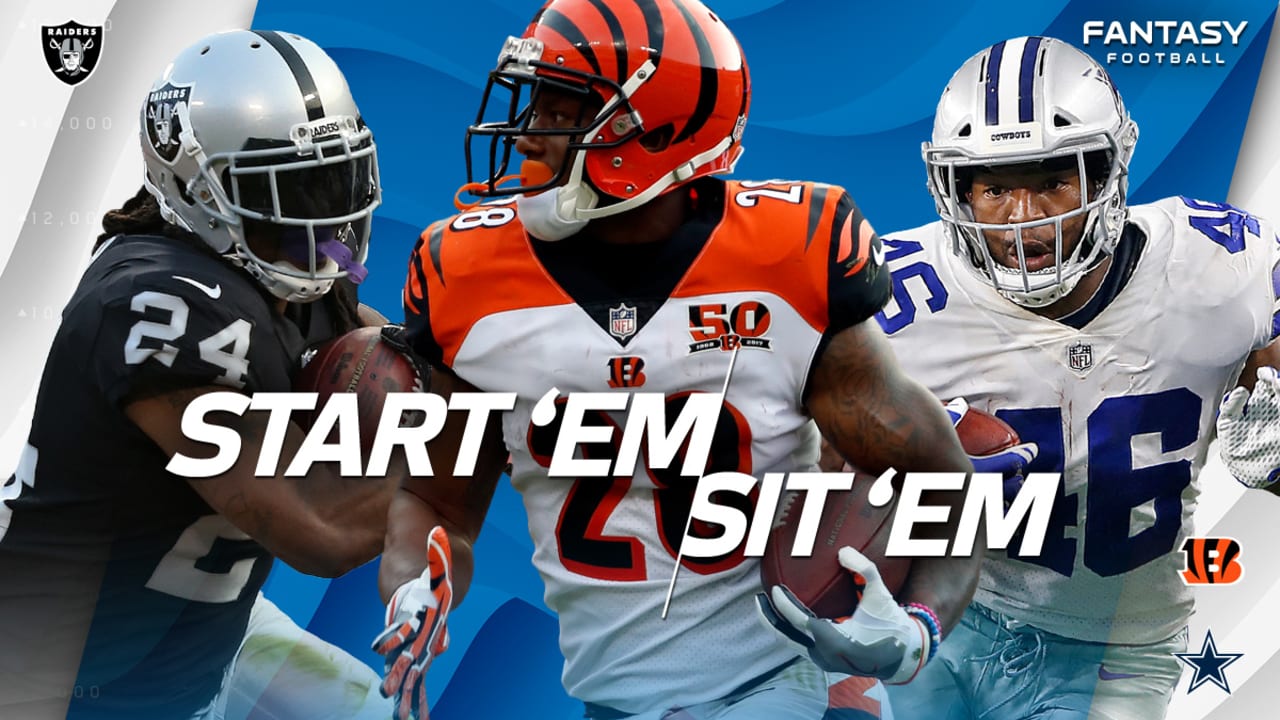 Start 'Em, Sit 'Em Week 11 Running backs