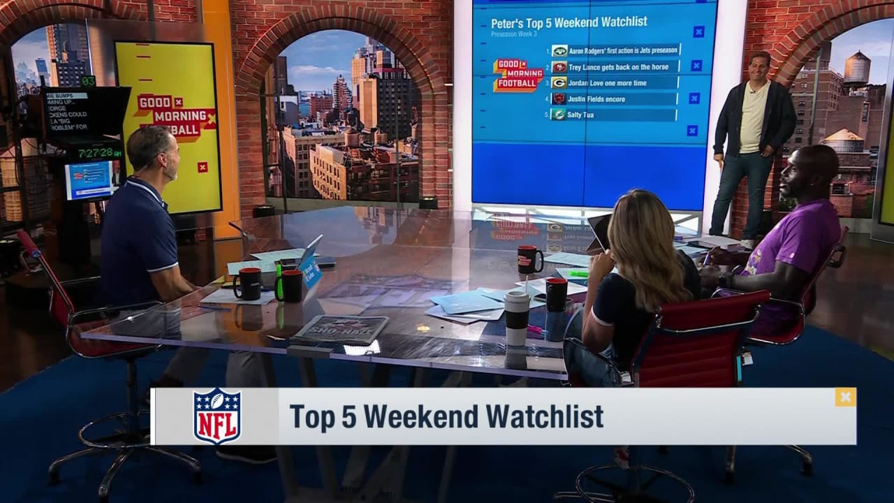 Peter Schrager's Top 5 weekend watchlist for preseason Week 3 