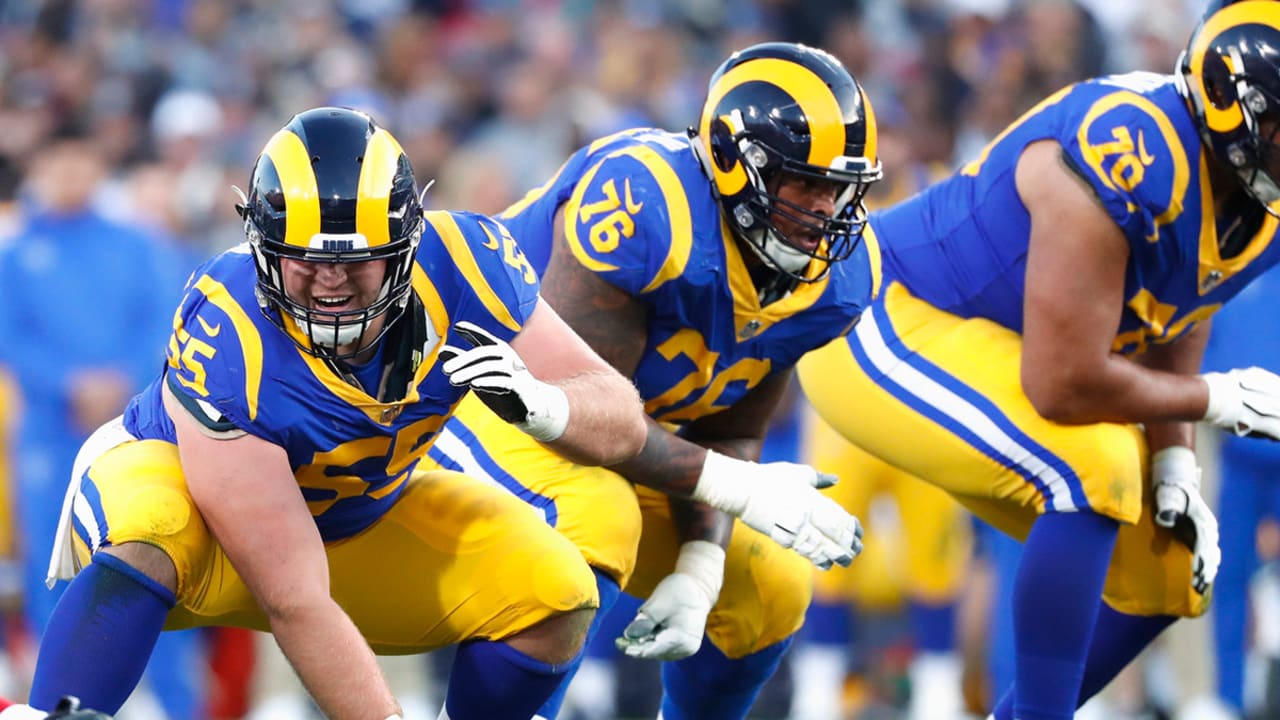 Offensive Line of the Year Dominant Rams front takes prize