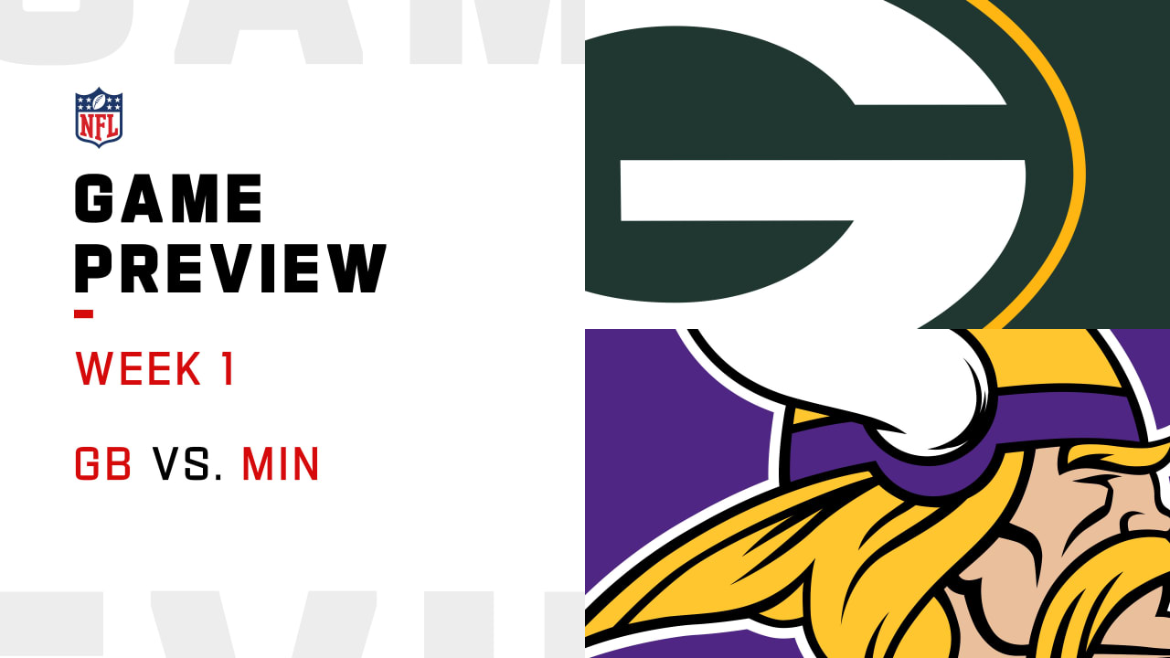 Green Bay Packers vs. Minnesota Vikings NFL Week 1 schedule, TV info.