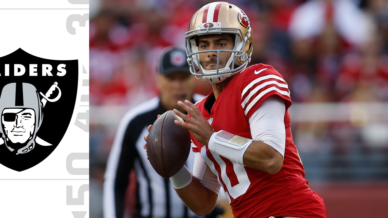 Mike Garafolo on X: The #Raiders are closing in on a deal with QB Jimmy  Garoppolo, sources say. After six seasons and a Super Bowl appearance with  the #49ers, Jimmy G is