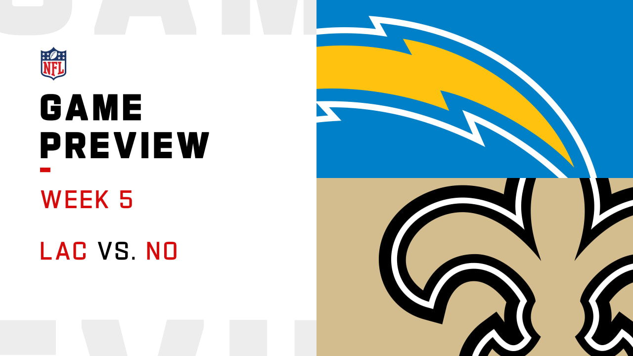 Los Angeles Chargers vs. New Orleans Saints preview | Week 5