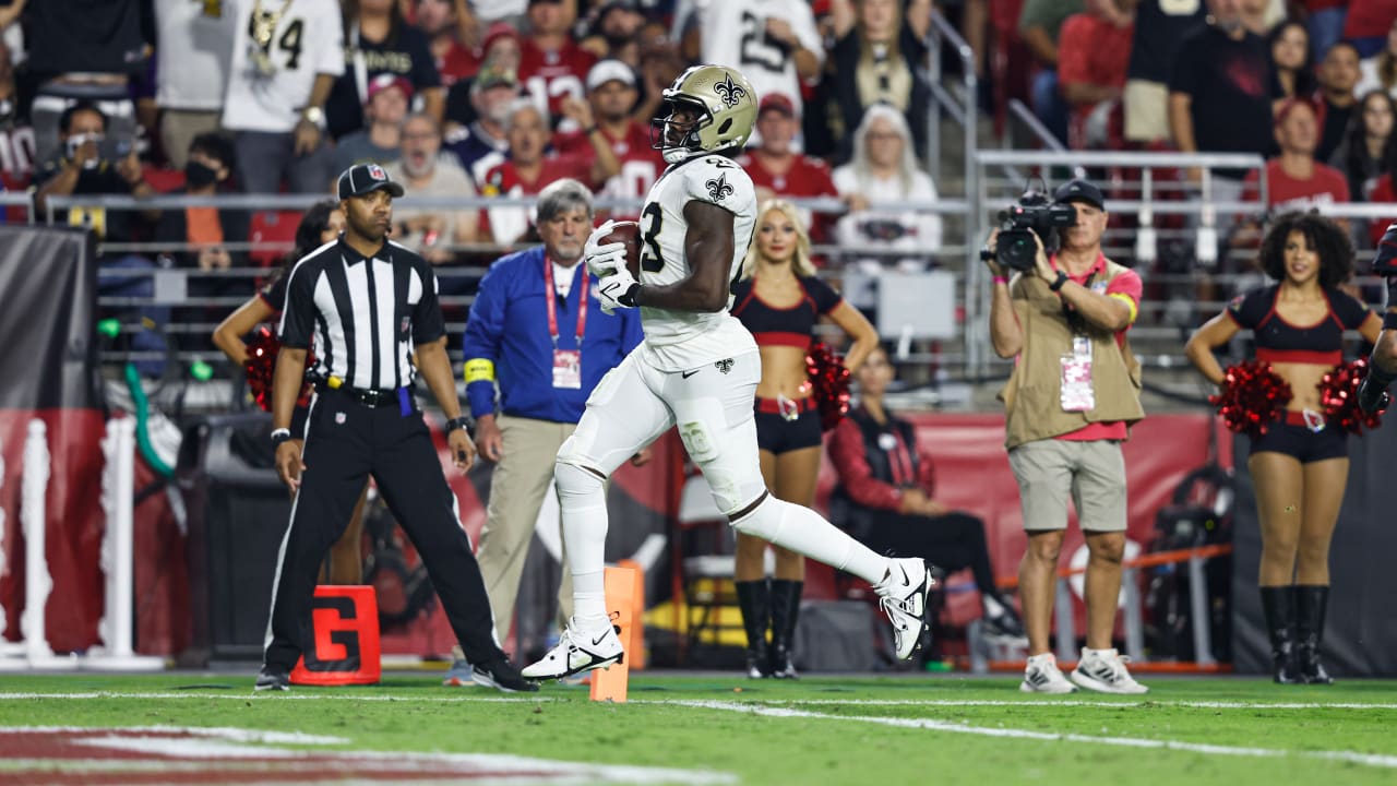 BANKING ON A LONG SHOT: Bettors cheering for Saints receiver Juwan