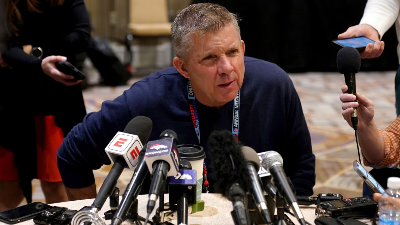 Denver Broncos head coach Sean Payton discusses Broncos' wide receiver