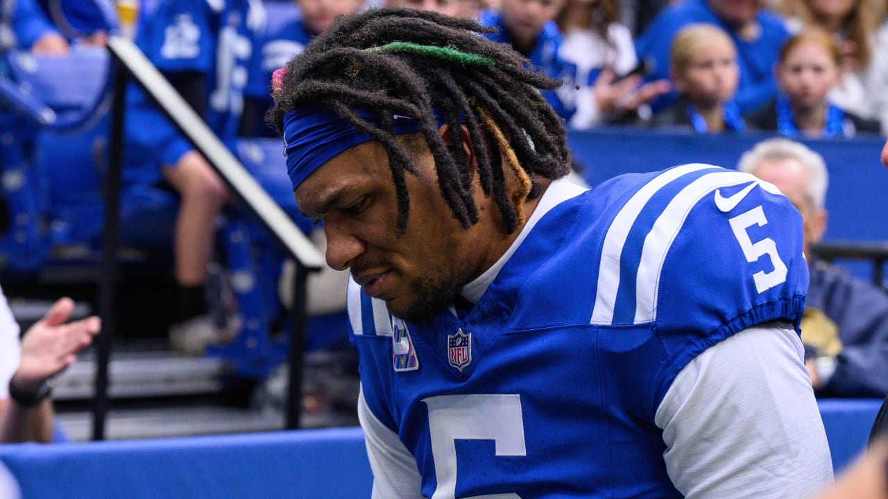 Anthony Richardson injury: Colts QB exits late after big hit in