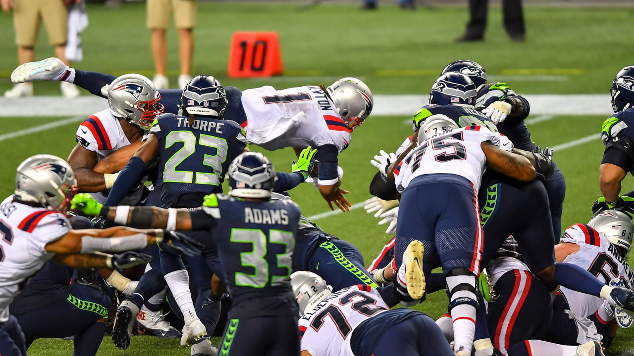 Seahawks stop Cam Newton, Patriots on final play to win 35-30 - Seattle  Sports