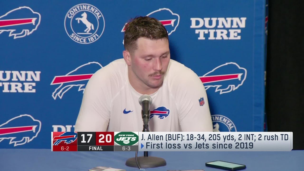 Josh Allen after OT loss to Jets: 'I cost our team'