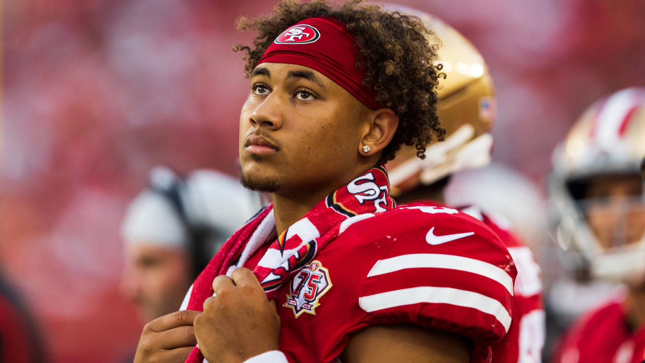 49ers QB Trey Lance carted off field with ankle injury