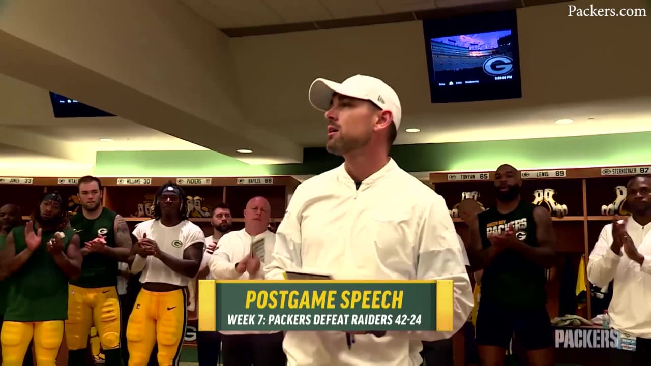 Matt LaFleur congratulates Green Bay Packers for win over Denver