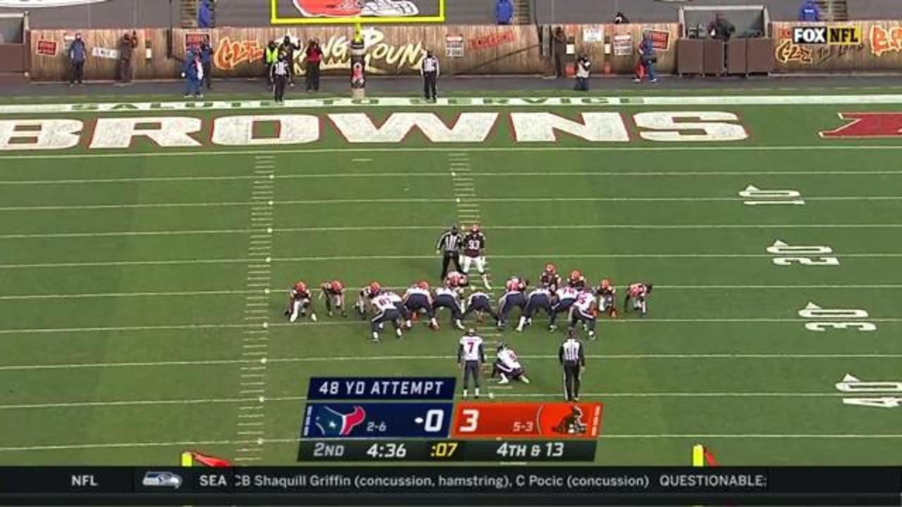 Houston Texans pull out tricky fake field-goal punt to pin 