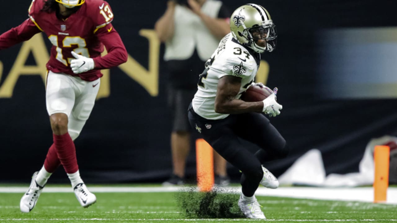 Justin Hardee nearly takes INT in for TD