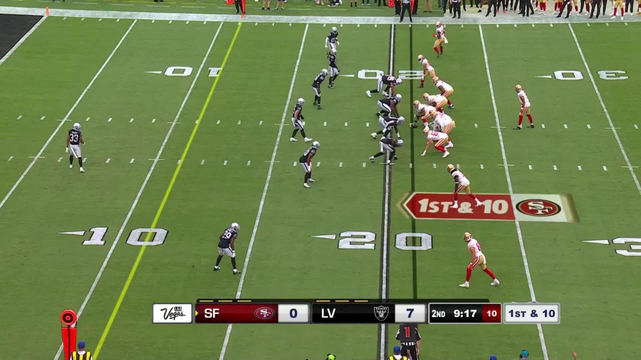 San Francisco 49ers - Big man on the loose! Vance goes 65 yards to