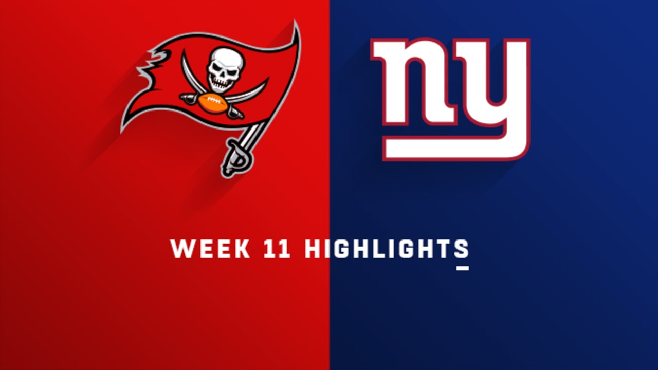 Giants vs. Buccaneers Week 11 Highlights