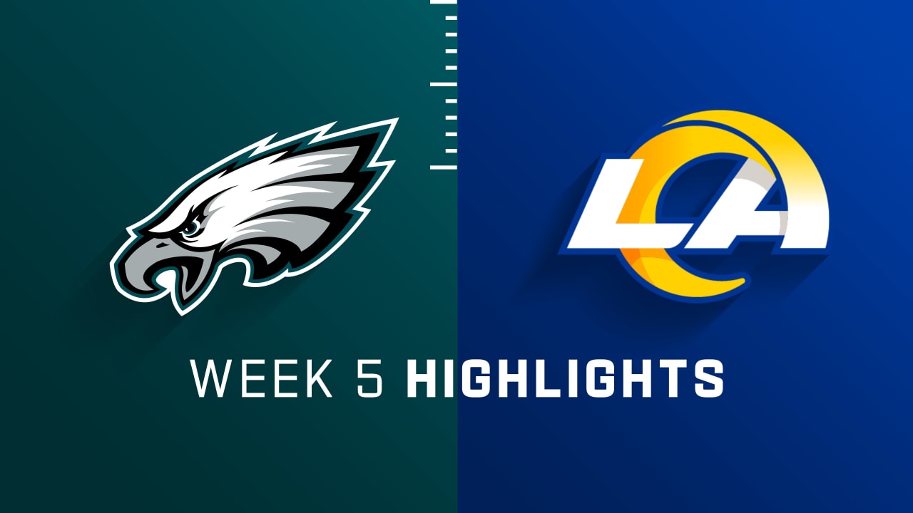 Philadelphia Eagles vs. Los Angeles Rams highlights Week 5