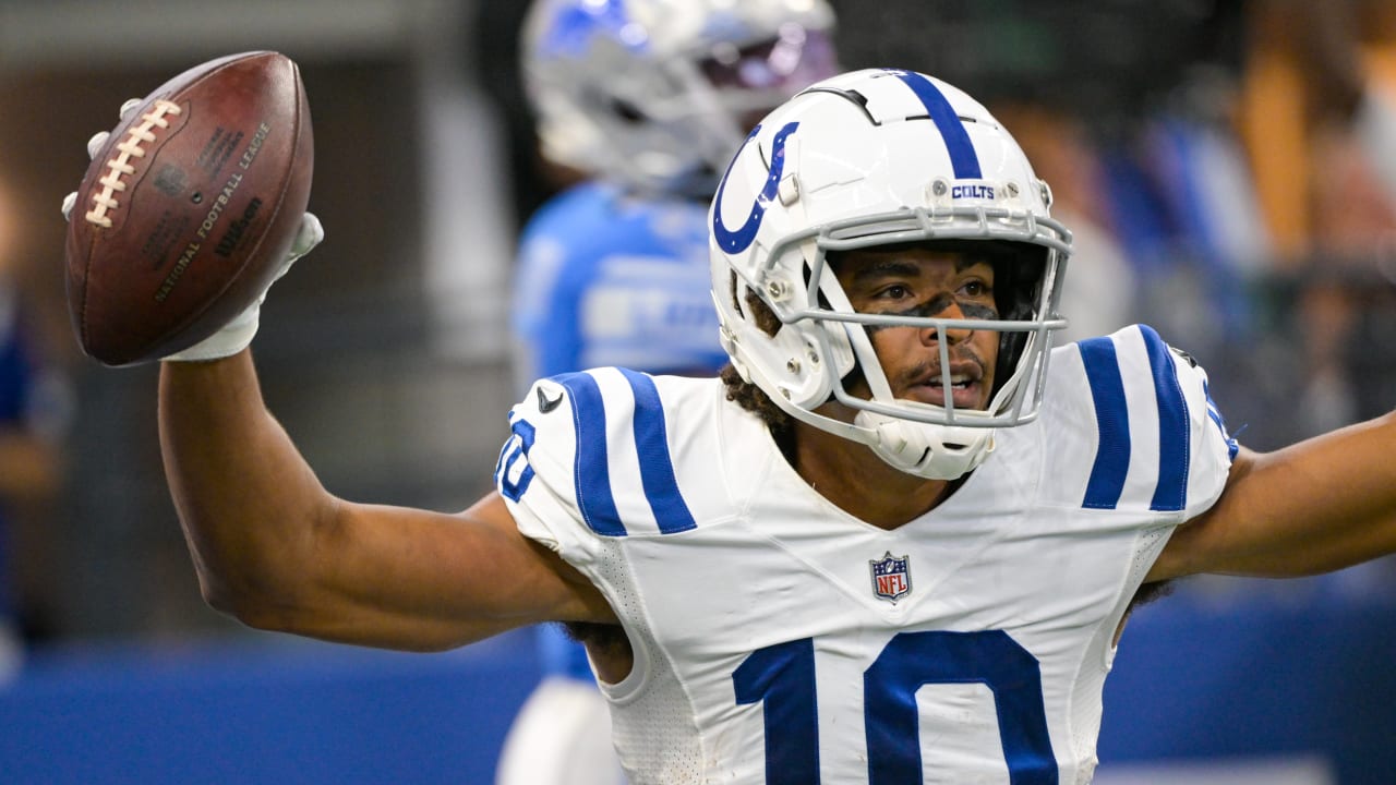 Indianapolis Colts wide receiver Dezmon Patmon shows physicality on ...