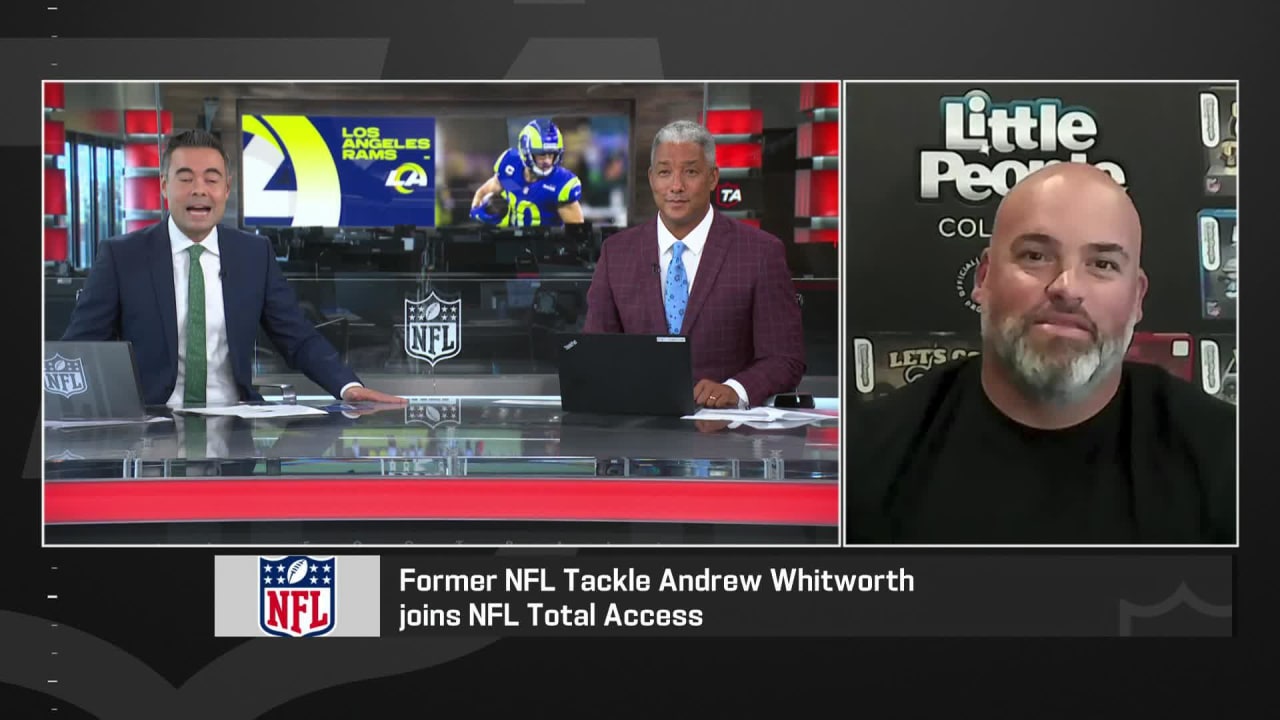Former NFL tackle Andrew Whitworth joins NFL Total Access and discusses Little People Collector NFL Series