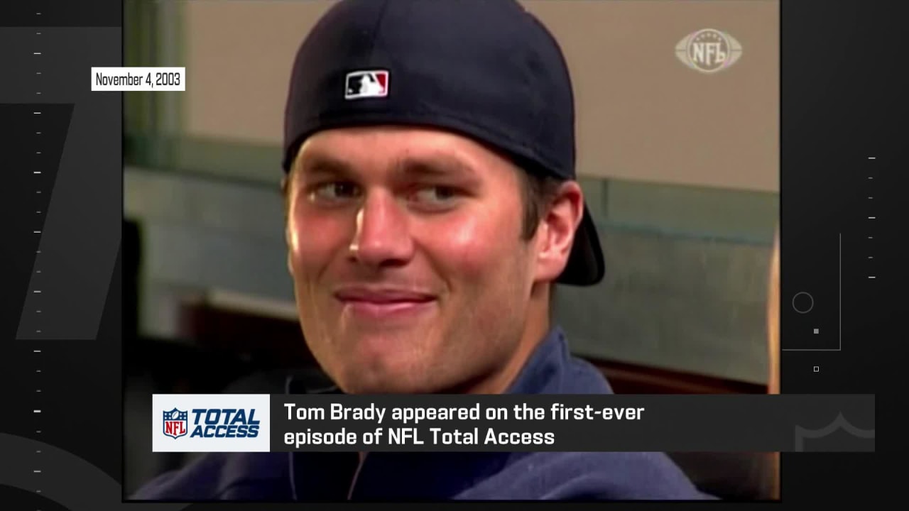 Quarterback Tom Bradys appearance on the first-ever episode of NFL Total Access.