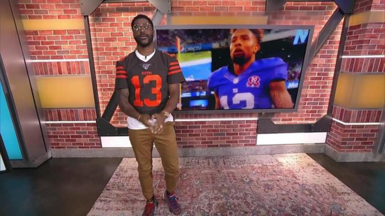 New OBJ Jersey Goes to Nate Burleson on Good Morning Football