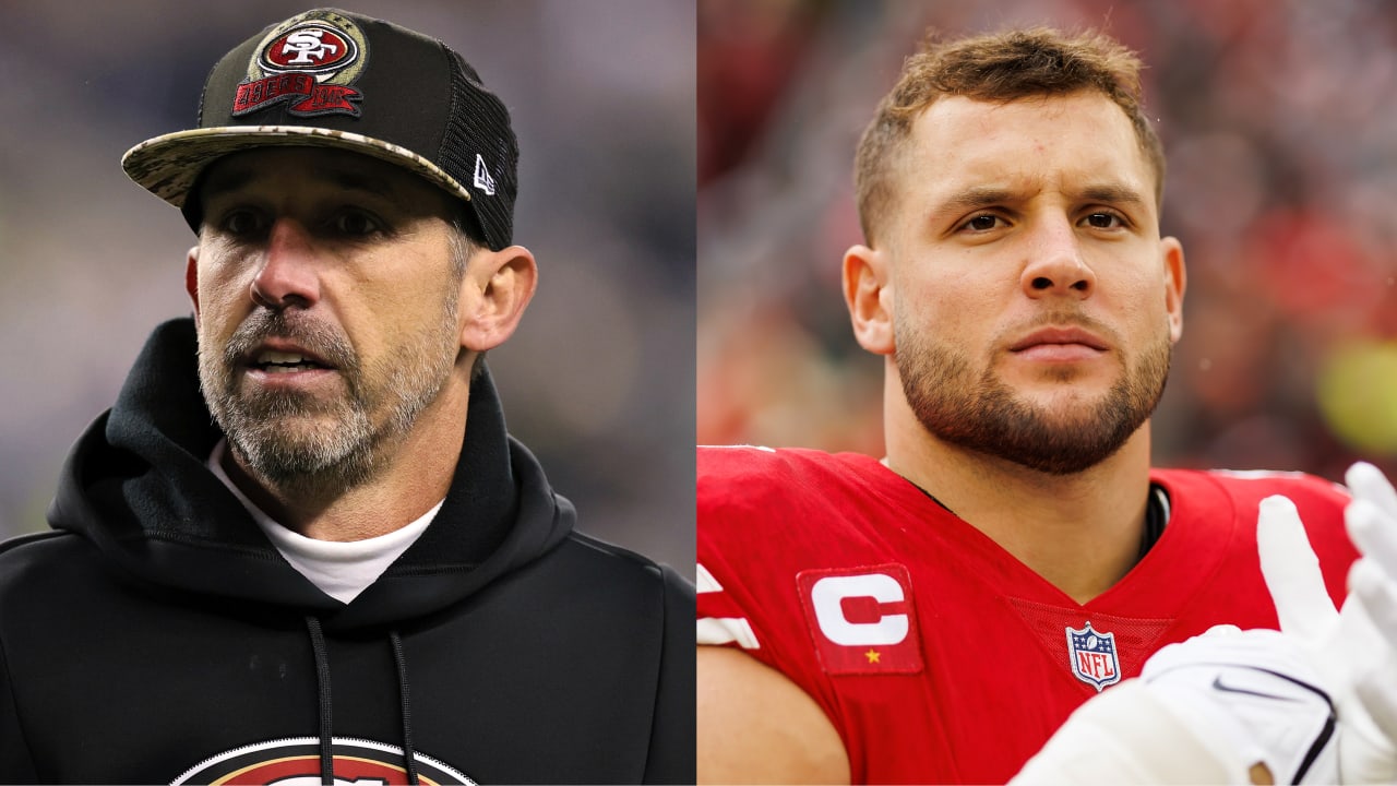 Niners HC Kyle Shanahan not stressed about DE Nick Bosa's holdout