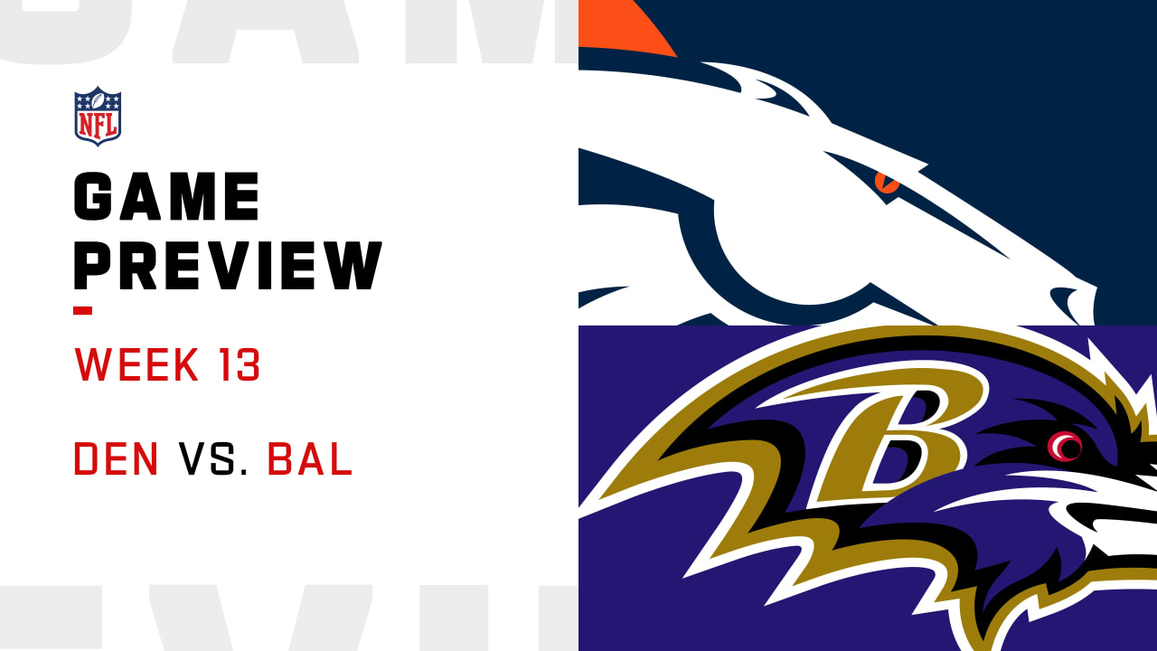 Game Preview: Broncos at Ravens