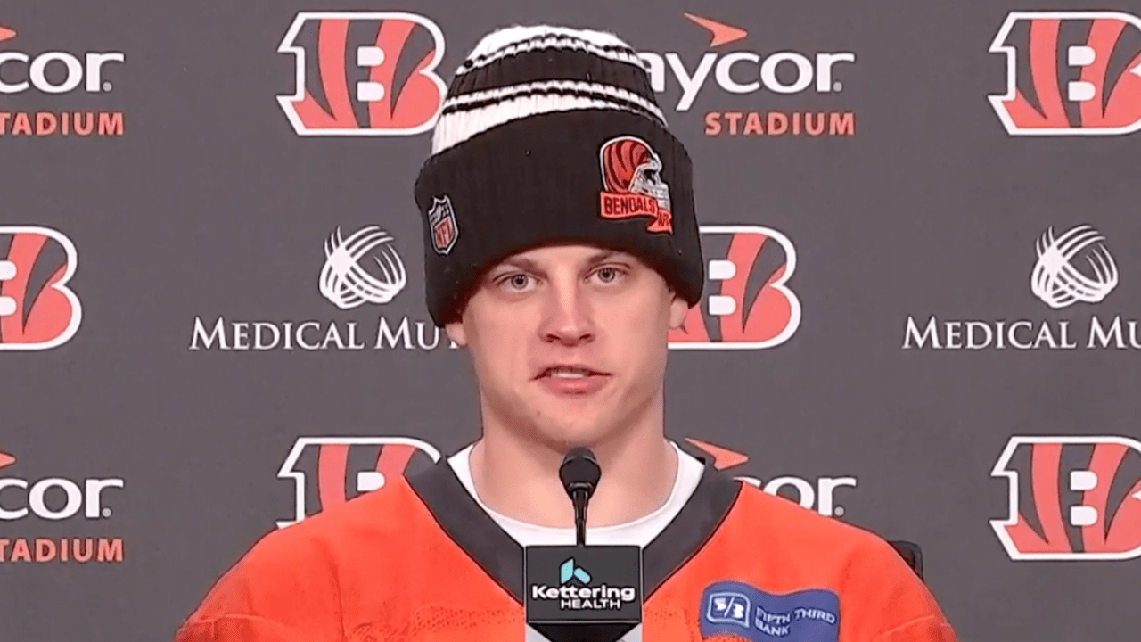 Bengals QB Joe Burrow Discusses Suspended 'MNF' Game vs. Bills