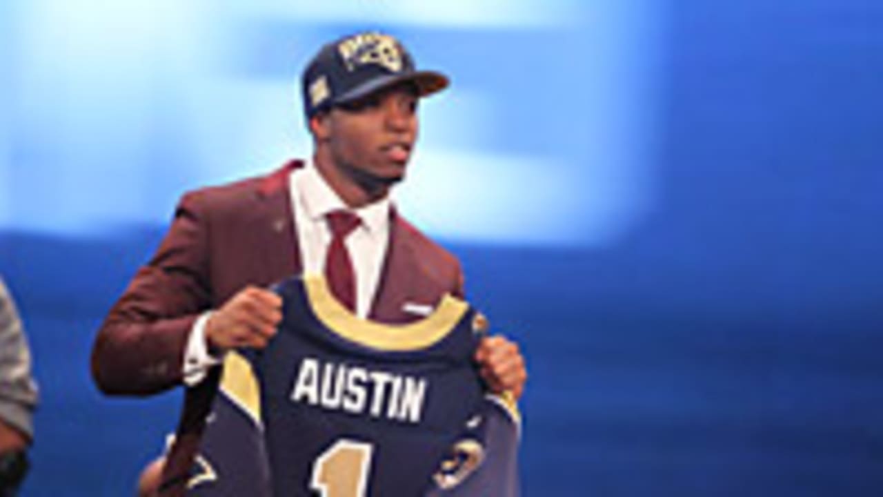 April 25, 2013: Tavon Austin, wide receiver from West Virginia and