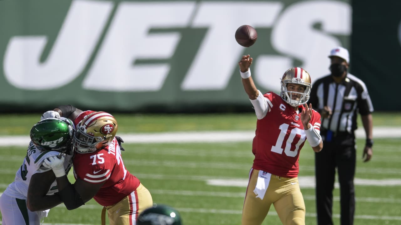 NFL Network's Marc Ross: New York Jets 'should definitely pursue' a trade  for San Francisco 49ers quarterback Jimmy Garoppolo