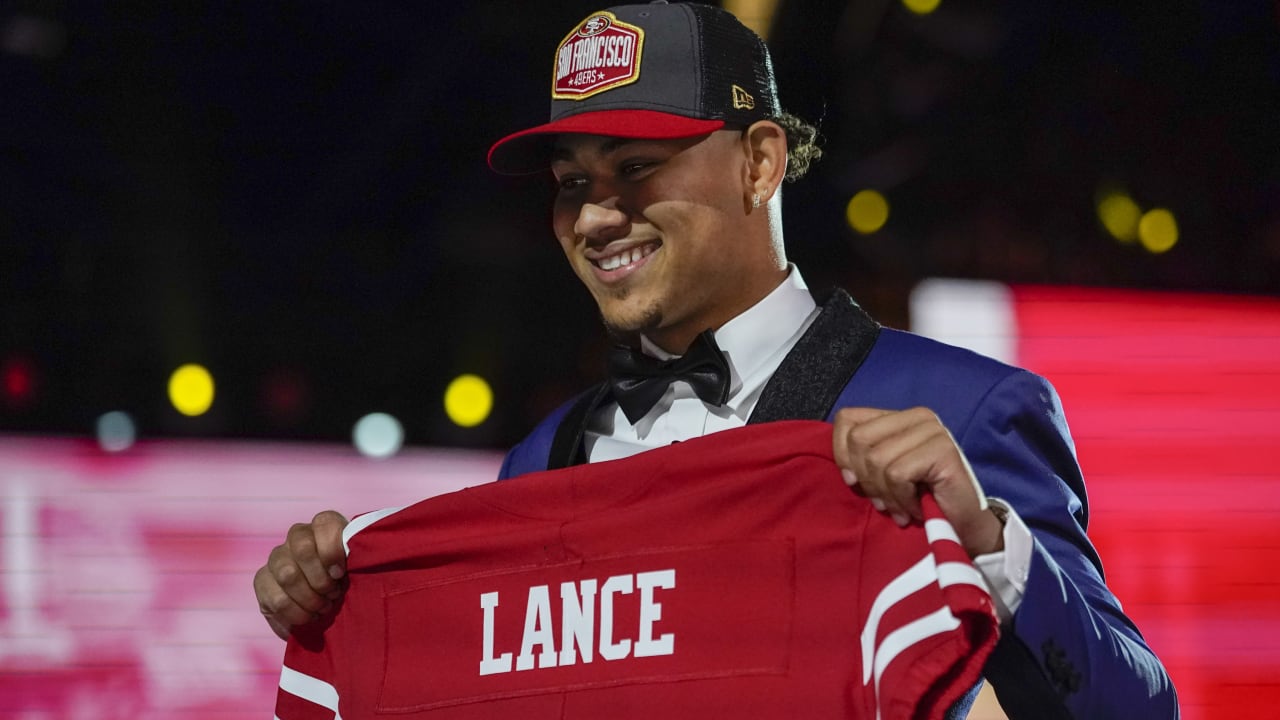 Rookie QB Trey Lance is the 49ers' future, and he happily awaits it