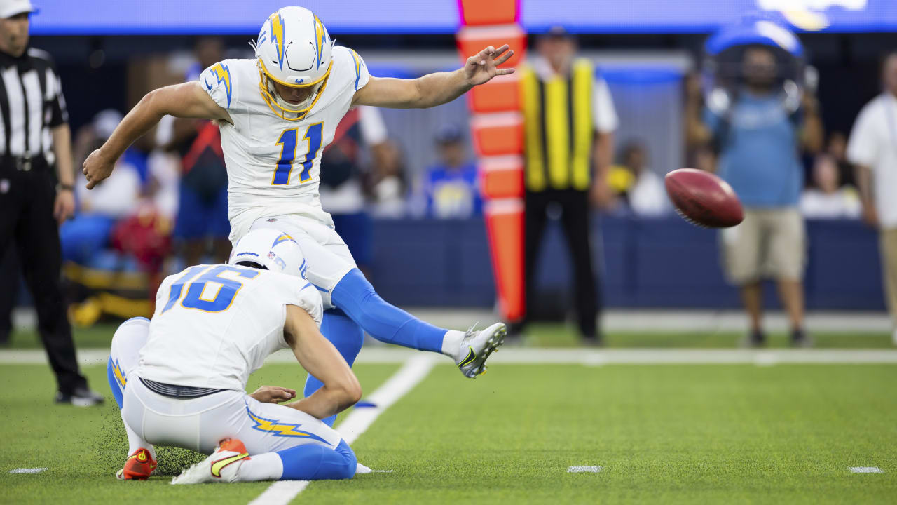 Chargers-Falcons score: Cameron Dicker's FG on final play lifts LA