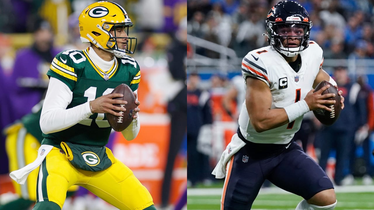 Higher expectations in 2023: Green Bay Packers quarterback Jordan Love or  Chicago Bears quarterback Justin Fields?