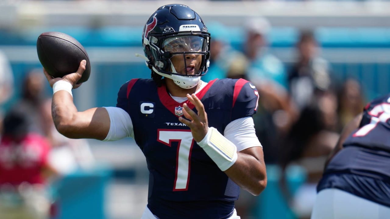 Texans 'drafted the right guy' as C.J. Stroud makes history in first win over Jaguars