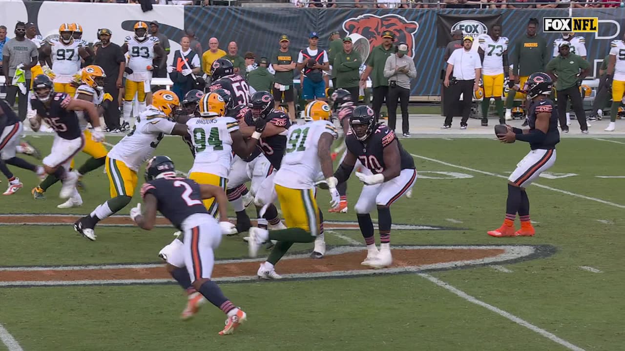 Green Bay Packers defensive end Karl Brooks' first NFL sack comes