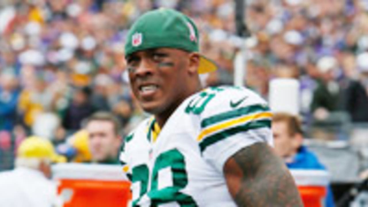 Green Bay Packers' tight end Jermichael Finley and running back